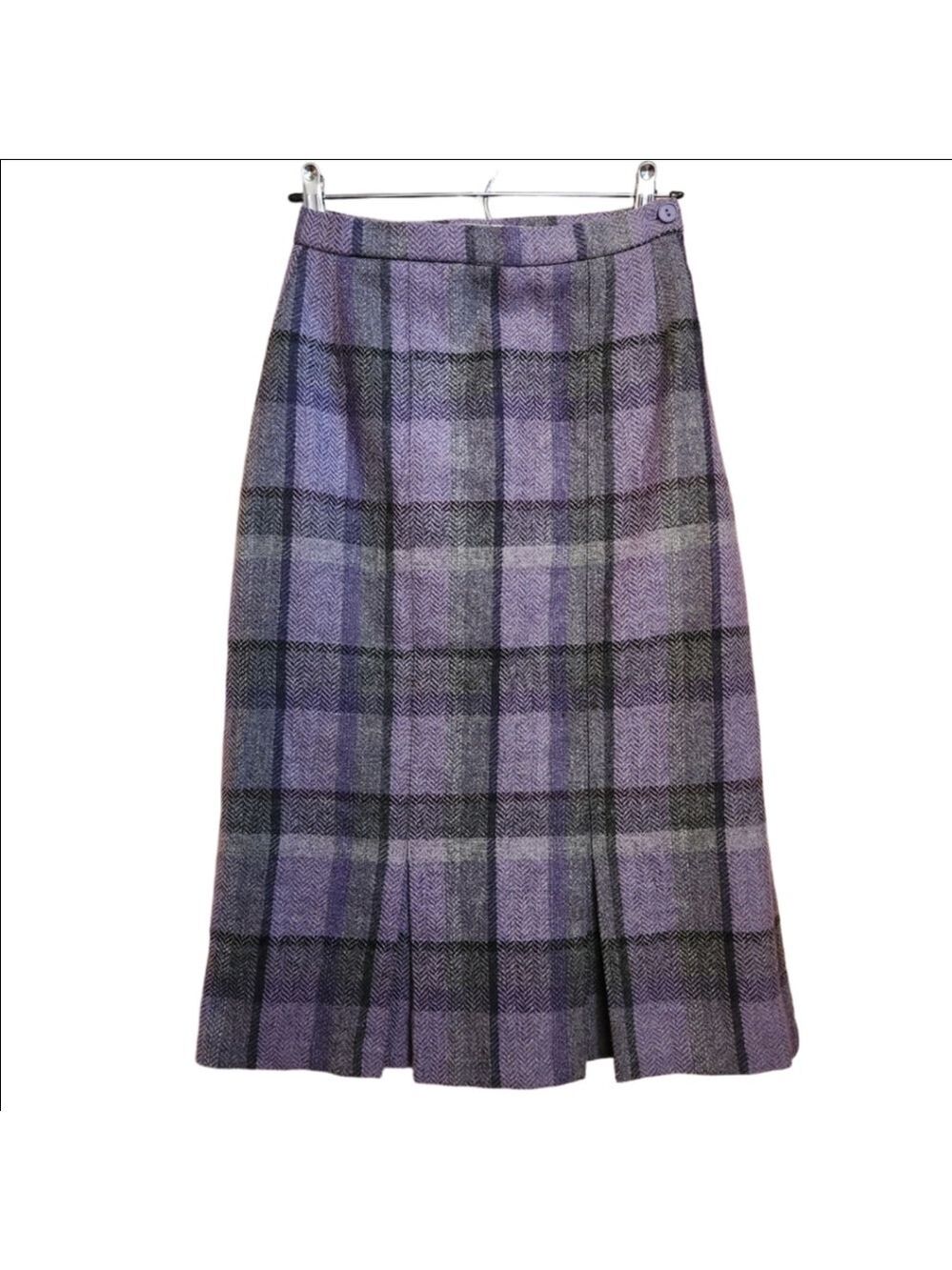 VINTAGE EDINBURGH WOOL MIDI SKIRT SIZE 2 EUC